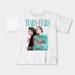 80s Retro Tears For Fears Design Kids T-Shirt